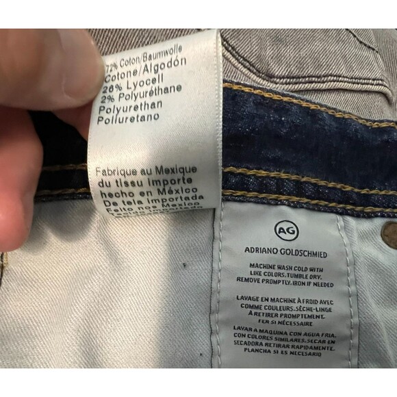 AG Adriano Goldschmied Mens Graduate Tailored Leg Jeans  34  Stretch AG-ed Denim - Picture 12 of 16